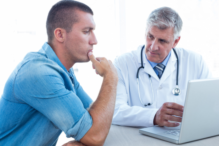 image of a doctor with a patient